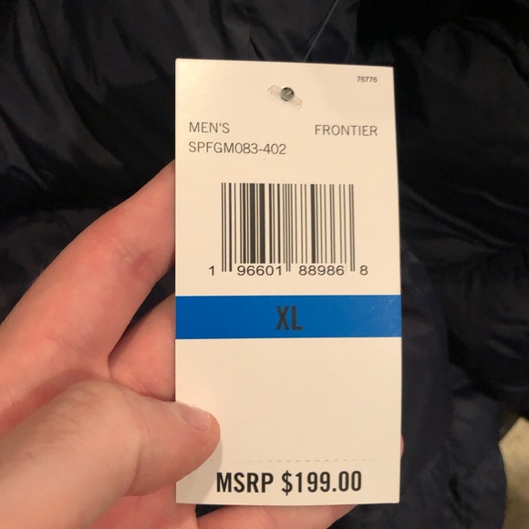 Spyder Men’s Nexus Navy Hooded Puffer Jacket - NWT size XL - Picture 6 of 9